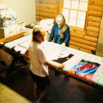 Camille took up quilting in the 1970’s when she first moved to Madison County and organized local quilting meets. (Photo: Azule Archives)
